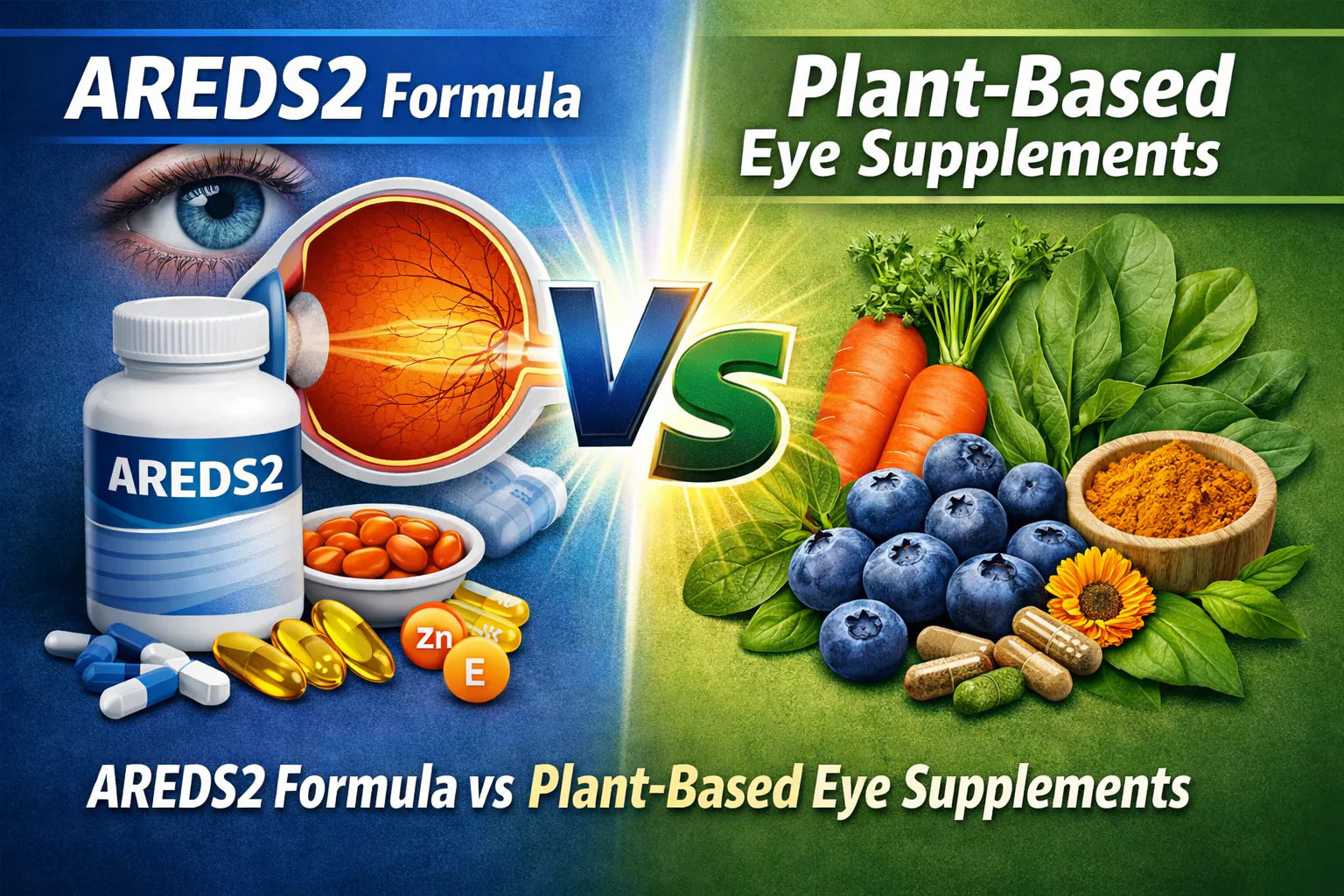 AREDS2 Formula vs Plant-Based Eye Supplements