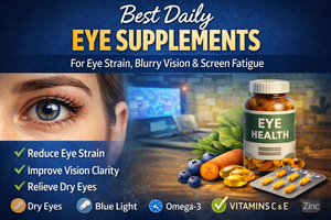 Daily Supplements to Combat Eye Strain Blurry Vision and Dry Eyes Recommended by Doctors