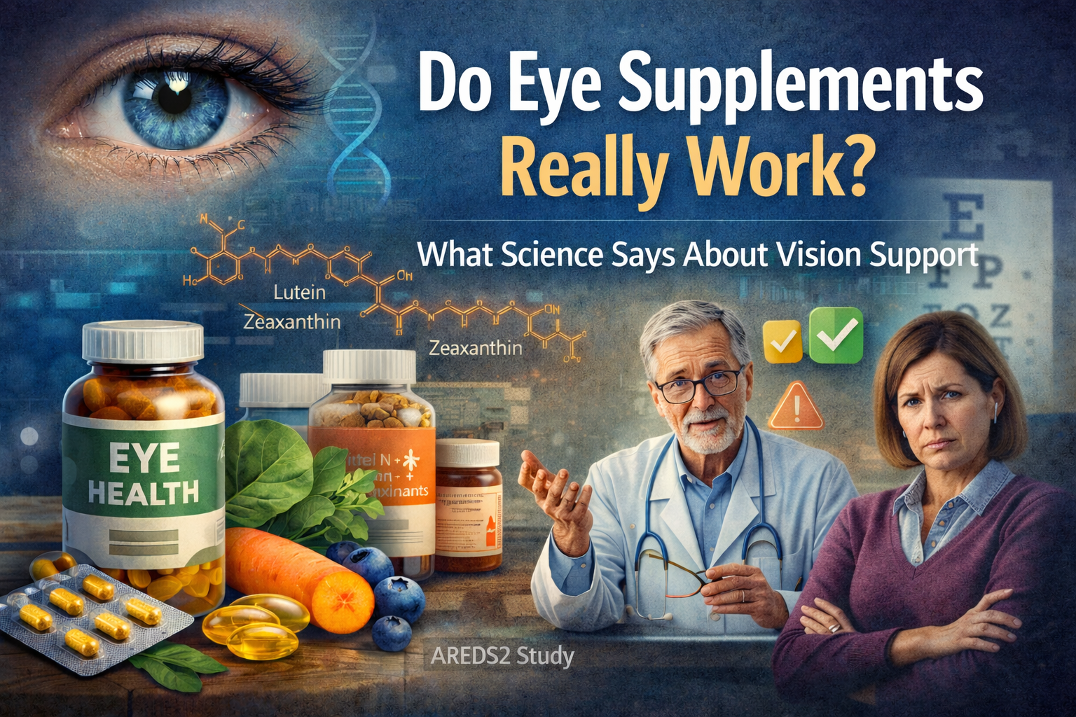 The Truth Behind Eye Supplements: What Research Says About Lutein, Zeaxanthin, and Vision Health